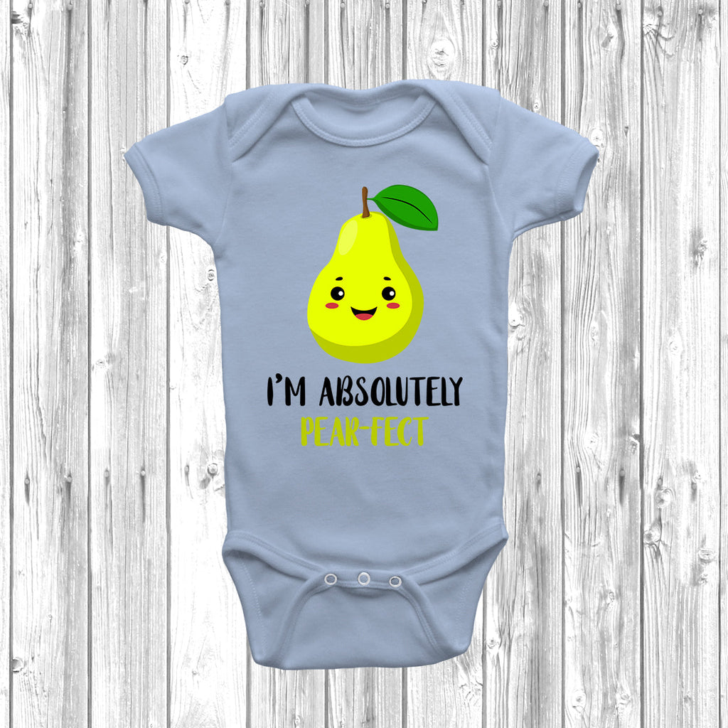 Get trendy with I'm Absolutely Pear-Fect Baby Grow - Baby Grow available at DizzyKitten. Grab yours for £8.99 today!