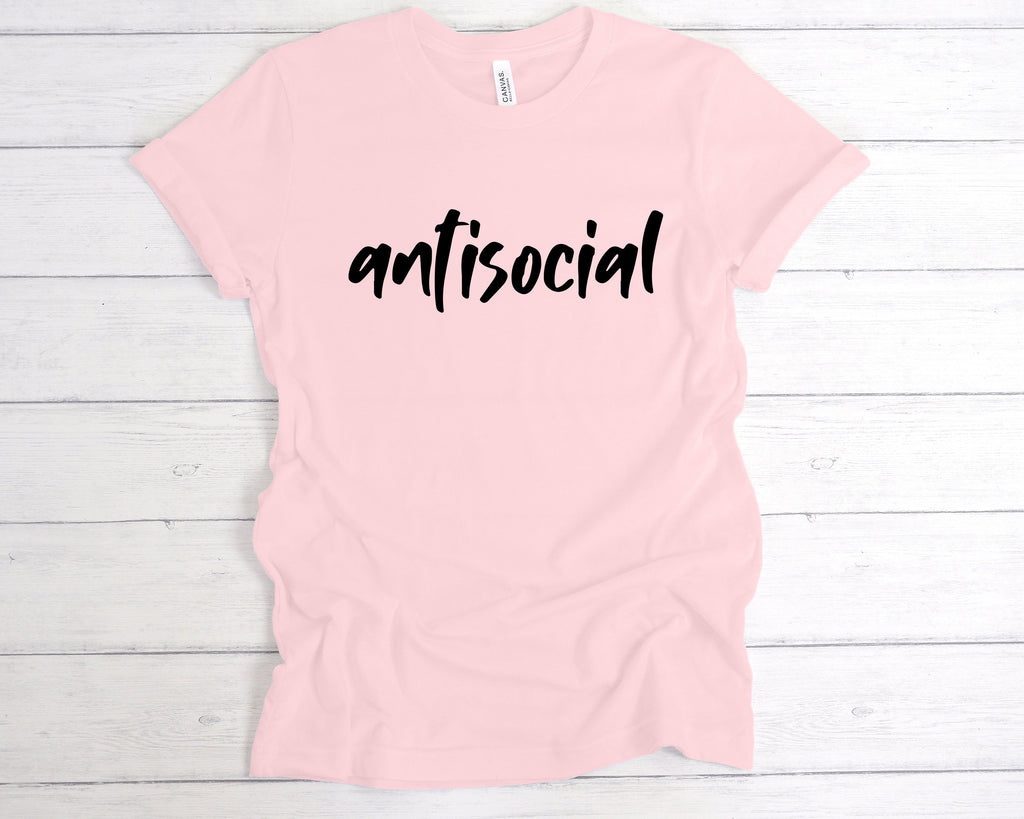 Get trendy with Antisocial T-Shirt - T-Shirt available at DizzyKitten. Grab yours for £12.99 today!