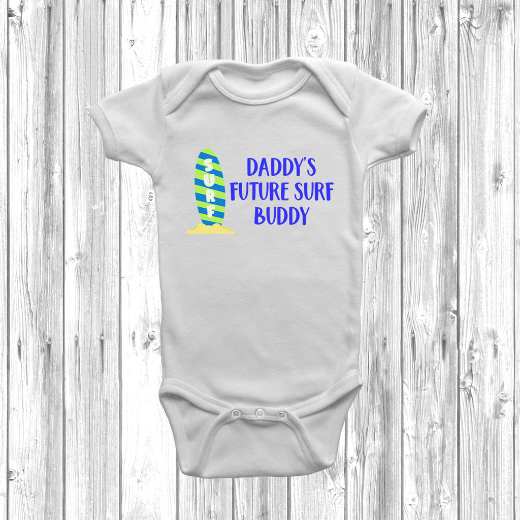 Get trendy with Daddy's Future Surf Buddy Baby Grow - Baby Grow available at DizzyKitten. Grab yours for £9.99 today!