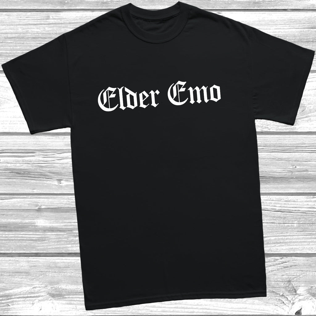 Get trendy with Elder Emo T-Shirt - T-Shirt available at DizzyKitten. Grab yours for £9.99 today!