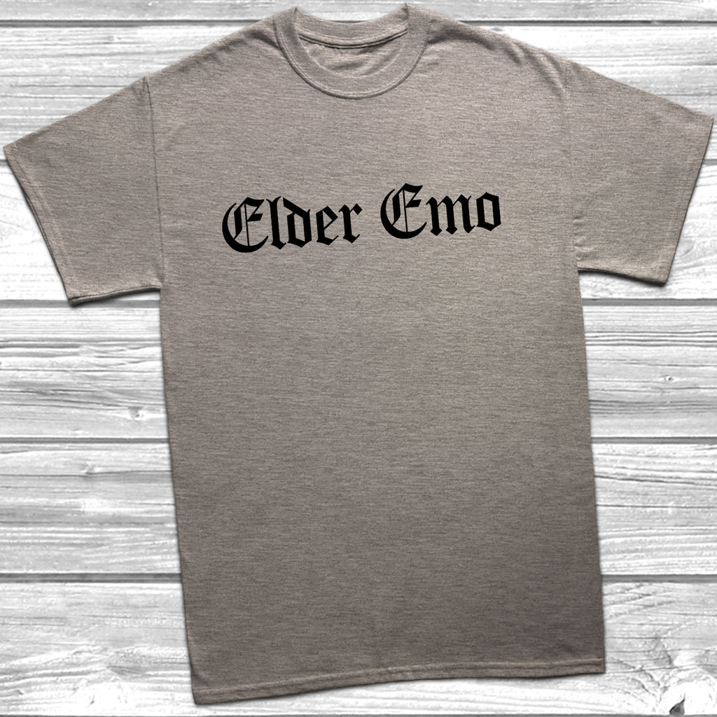 Get trendy with Elder Emo T-Shirt - T-Shirt available at DizzyKitten. Grab yours for £9.99 today!