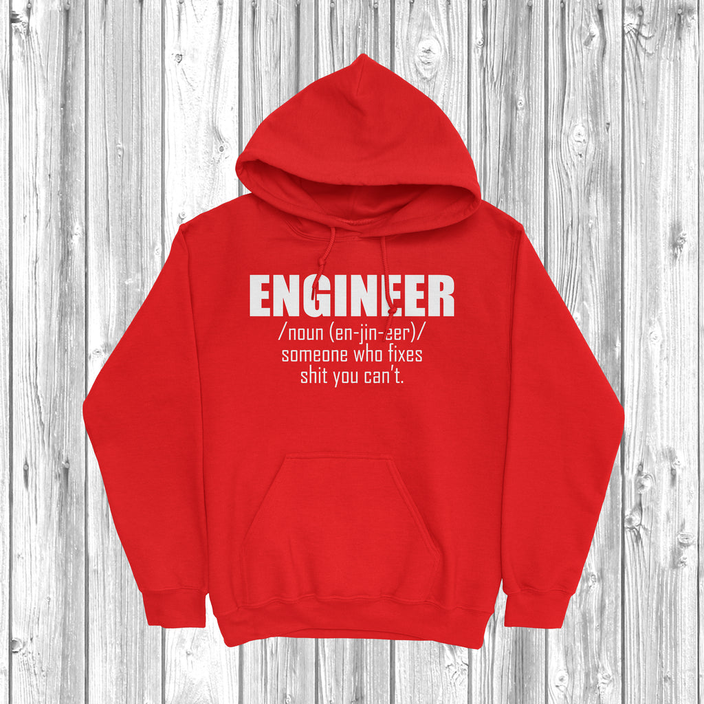 Get trendy with Engineer Noun Hoodie - Hoodie available at DizzyKitten. Grab yours for £28.49 today!