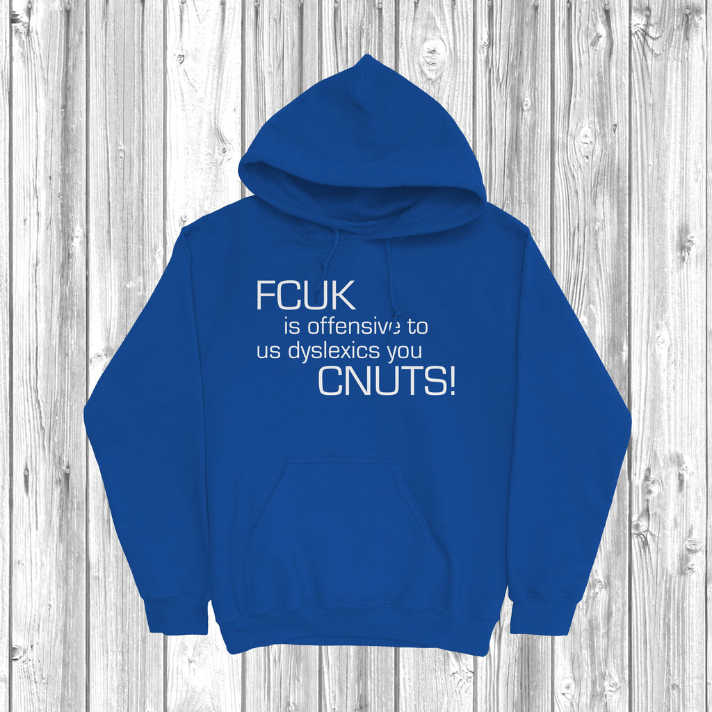 Get trendy with FCUK Is Offensive To Dyslexics Hoodie - Hoodie available at DizzyKitten. Grab yours for £28.49 today!