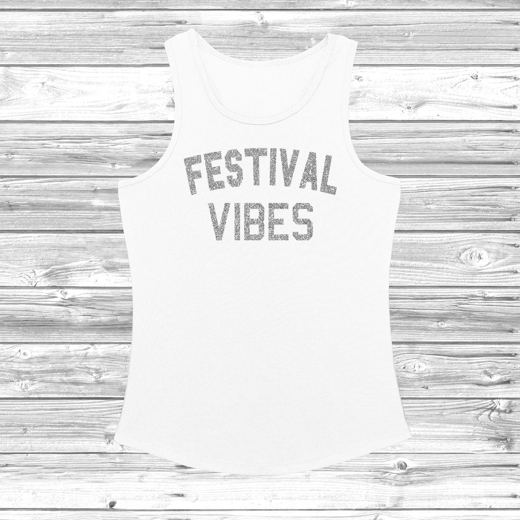 Get trendy with Festival Vibes Women's Cool Vest - Vest available at DizzyKitten. Grab yours for £11.49 today!