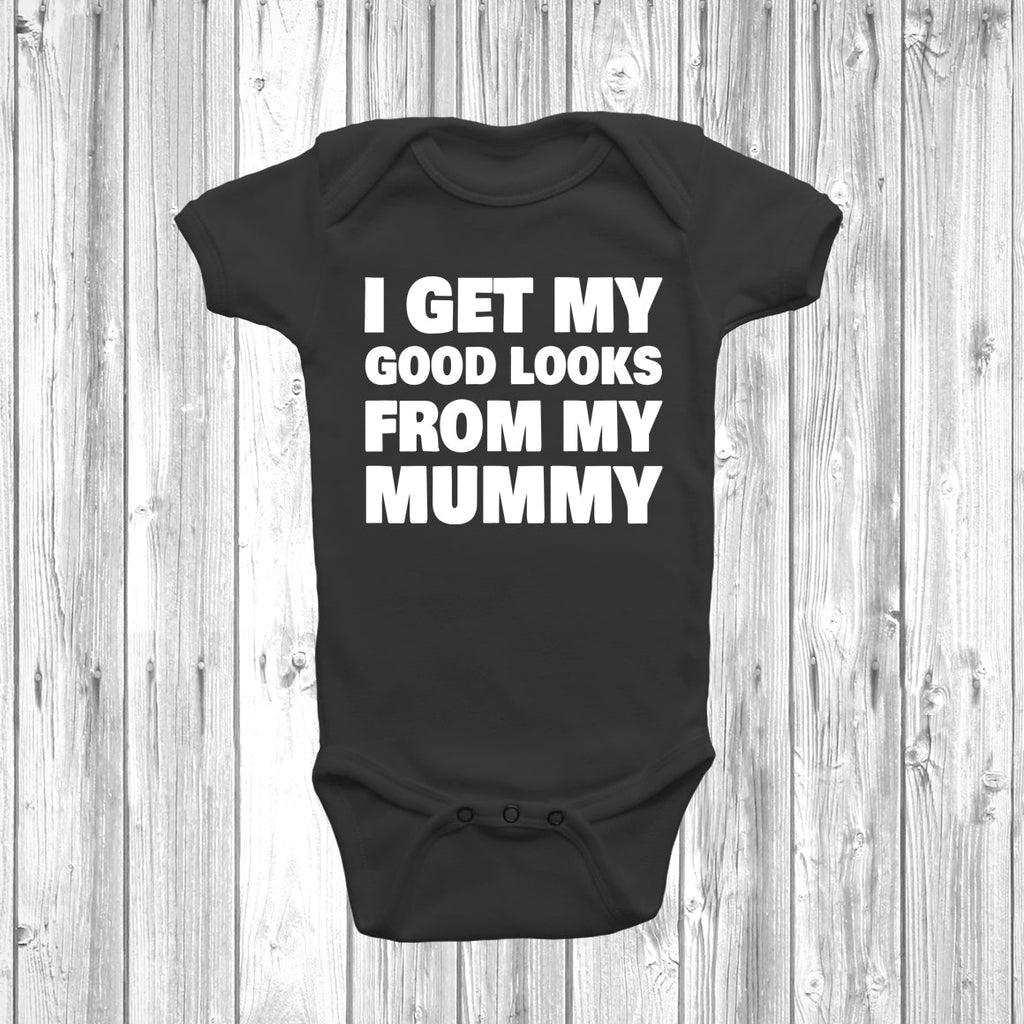 Get trendy with I Get My Good Looks From My Mummy Baby Grow - Baby Grow available at DizzyKitten. Grab yours for £7.99 today!