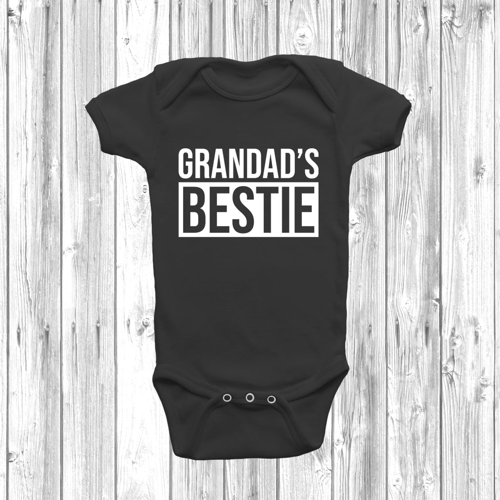 Get trendy with Grandads Bestie Baby Grow - Baby Grow available at DizzyKitten. Grab yours for £7.99 today!