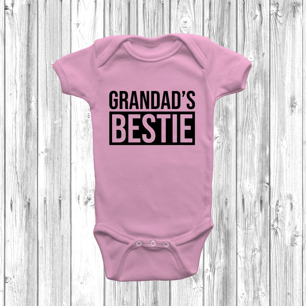 Get trendy with Grandads Bestie Baby Grow - Baby Grow available at DizzyKitten. Grab yours for £7.99 today!