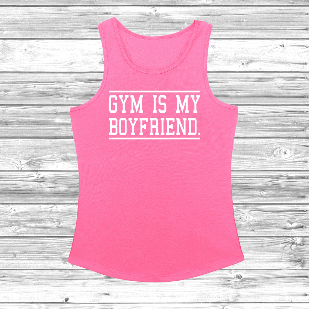 Get trendy with Gym Is My Boyfriend Women's Cool Vest - Vest available at DizzyKitten. Grab yours for £11.49 today!