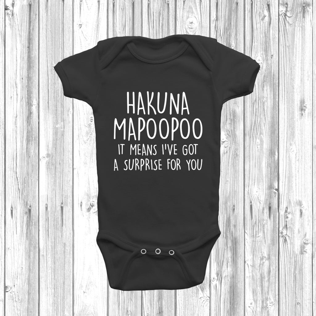 Get trendy with Hakuna MaPooPoo Baby Grow - Baby Grow available at DizzyKitten. Grab yours for £7.99 today!