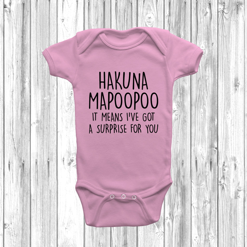 Get trendy with Hakuna MaPooPoo Baby Grow - Baby Grow available at DizzyKitten. Grab yours for £7.99 today!