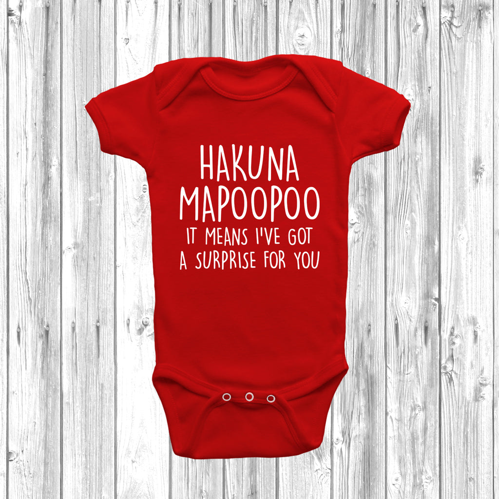 Get trendy with Hakuna MaPooPoo Baby Grow - Baby Grow available at DizzyKitten. Grab yours for £7.99 today!