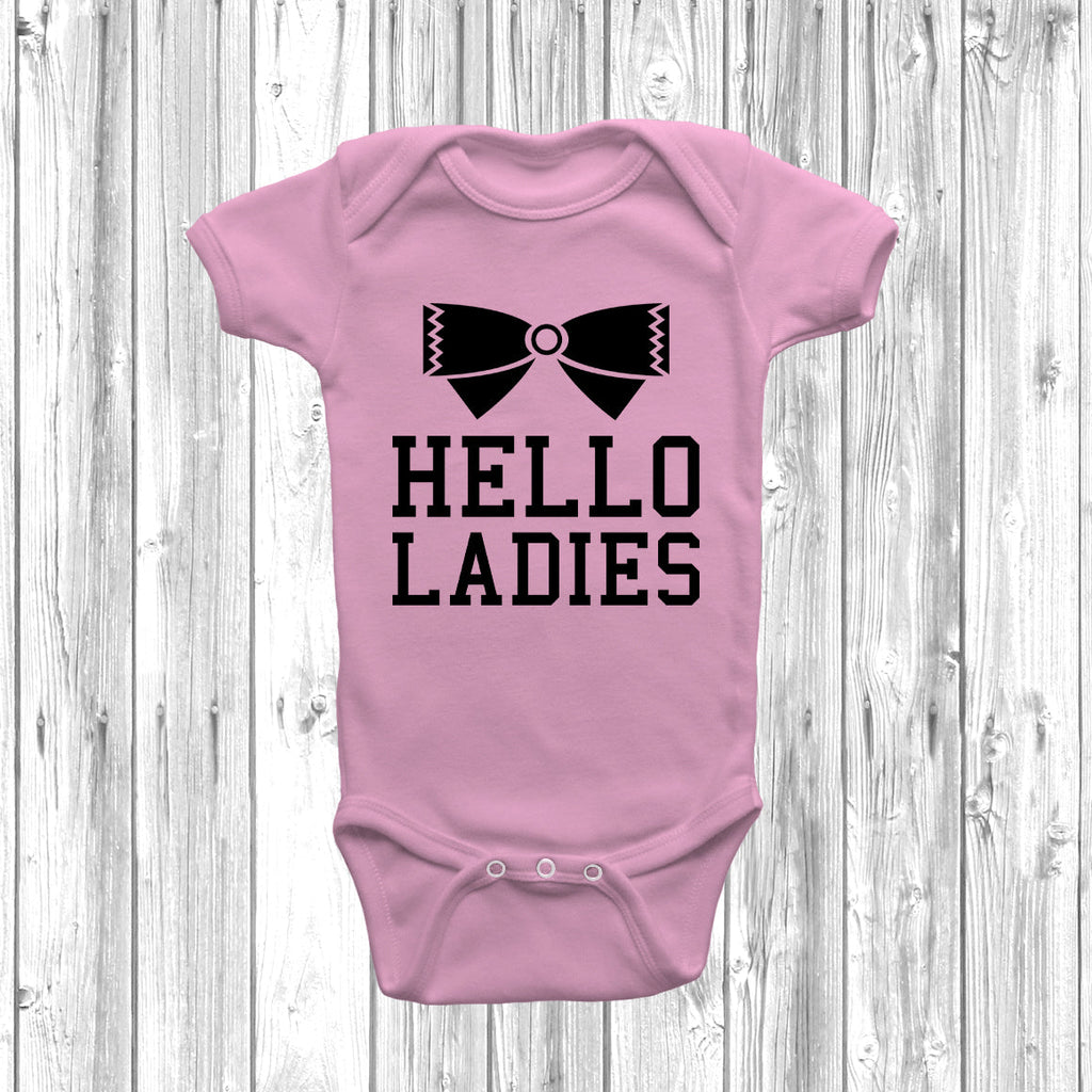 Get trendy with Hello Ladies Baby Grow - Baby Grow available at DizzyKitten. Grab yours for £7.99 today!