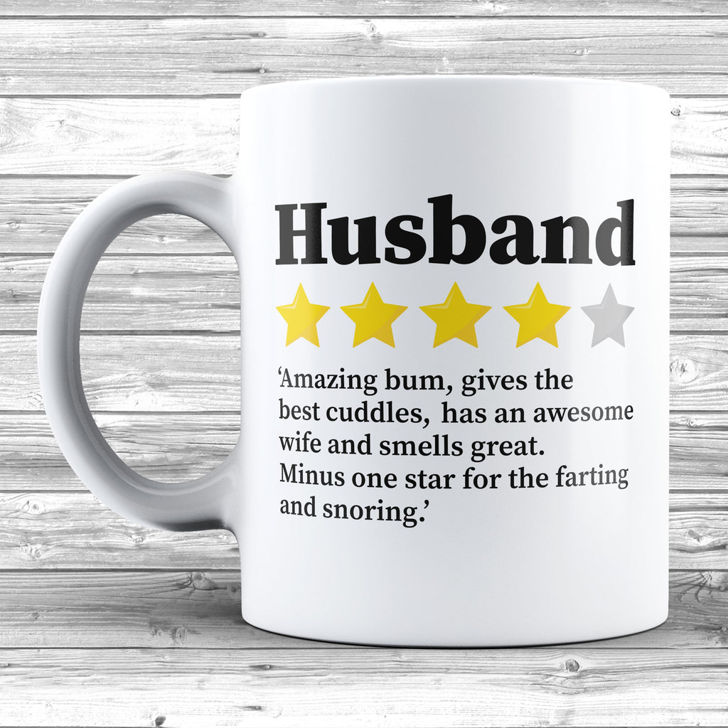 Get trendy with Husband Review 11oz / 15oz Mug - Mug available at DizzyKitten. Grab yours for £4.49 today!