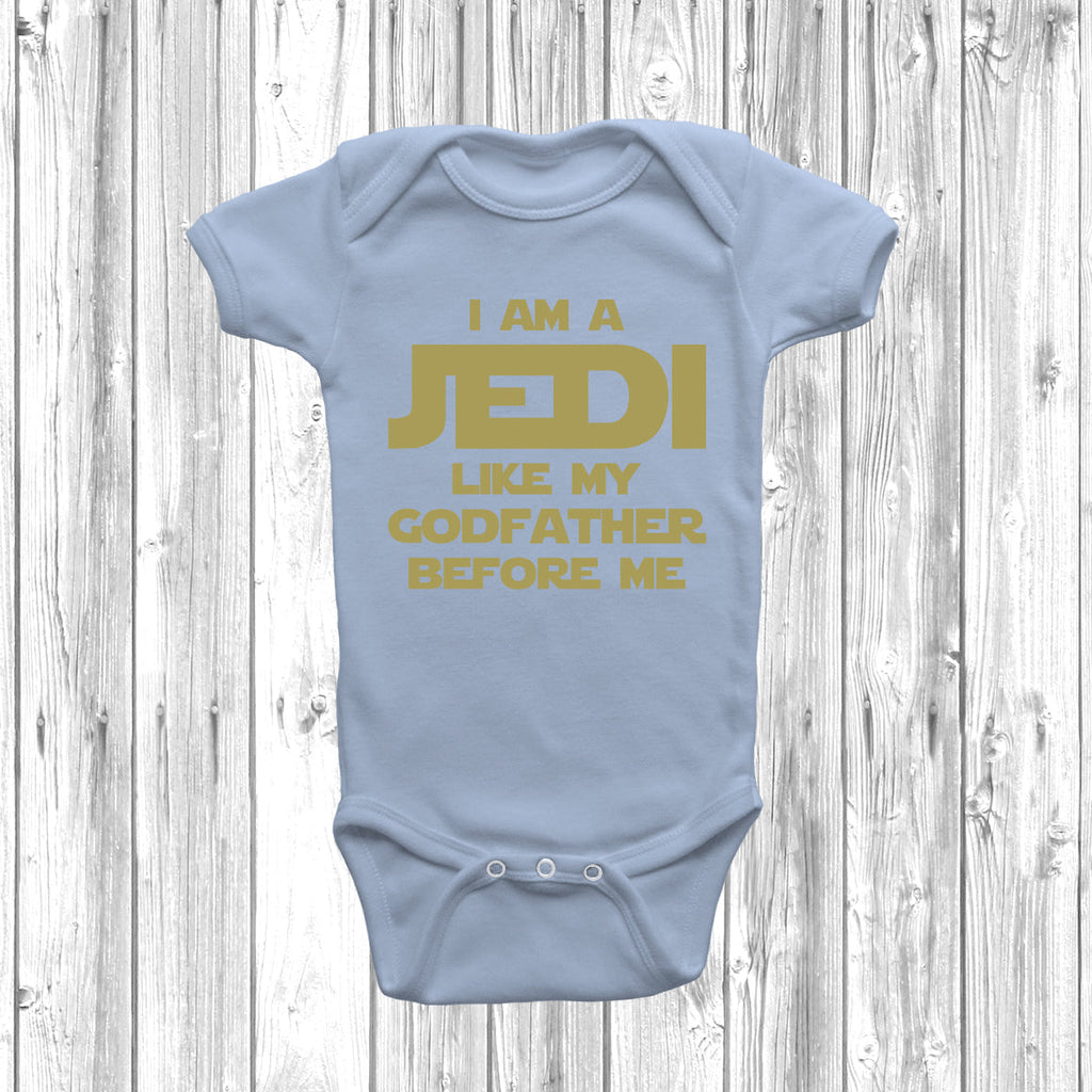 Get trendy with I Am A Jedi Like My Godfather Before Me Baby Grow - Baby Grow available at DizzyKitten. Grab yours for £8.45 today!