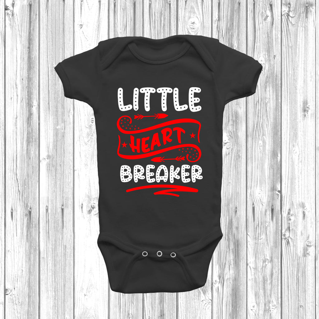 Get trendy with Little Heart Breaker Baby Grow - Baby Grow available at DizzyKitten. Grab yours for £9.49 today!