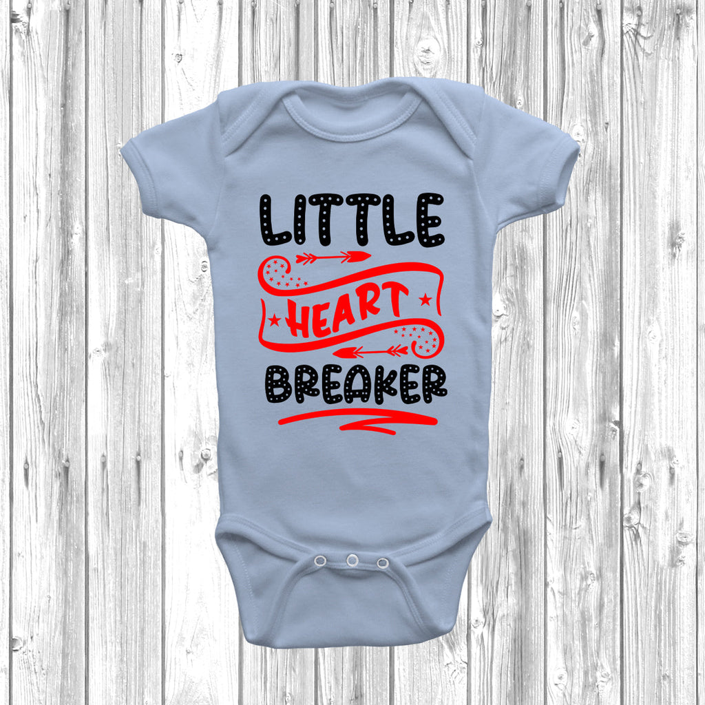 Get trendy with Little Heart Breaker Baby Grow - Baby Grow available at DizzyKitten. Grab yours for £9.49 today!