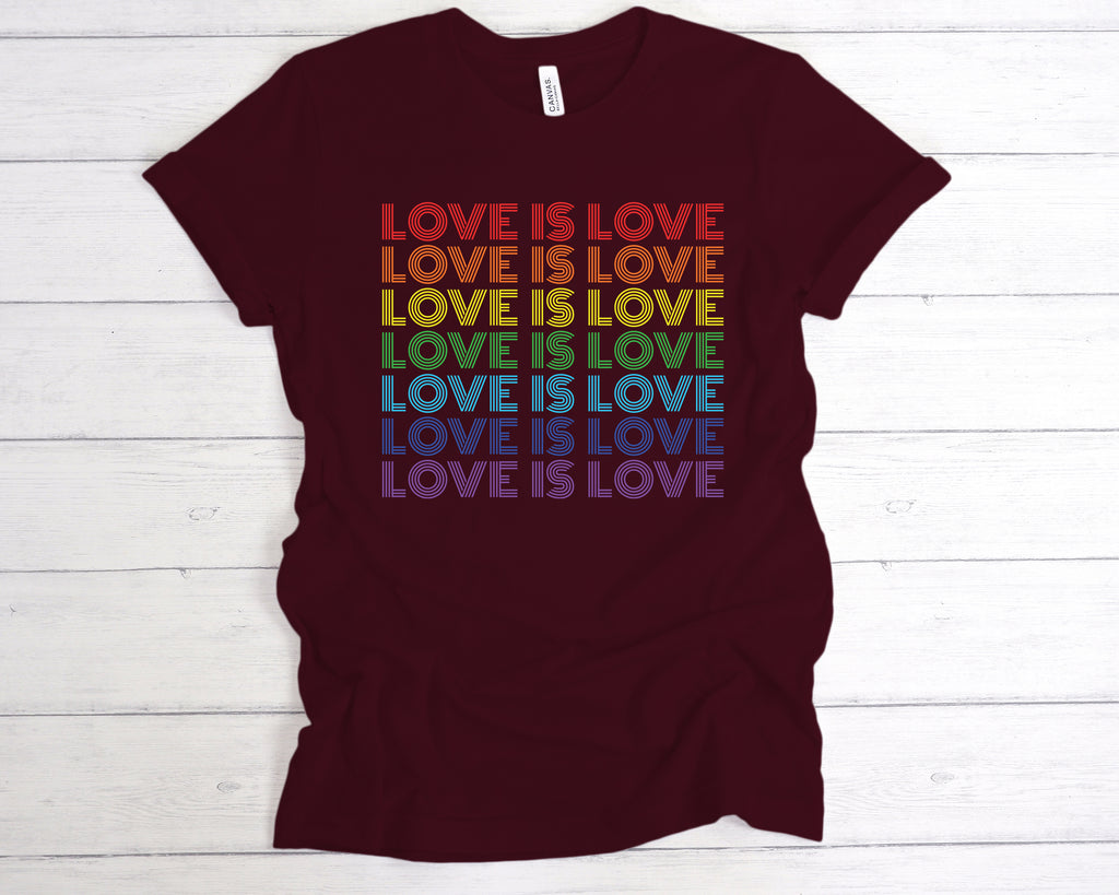 Get trendy with Love Is Love T-Shirt - T-Shirt available at DizzyKitten. Grab yours for £12.99 today!