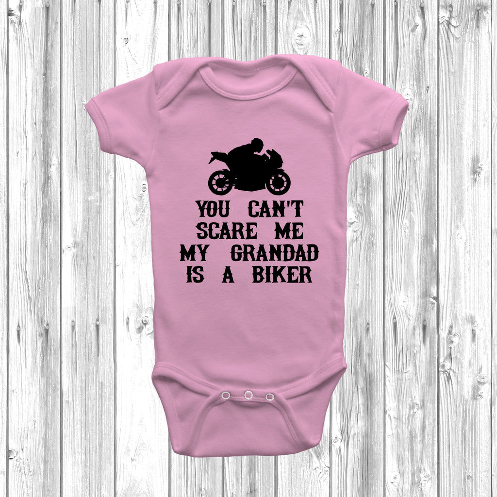 Get trendy with My Grandad Is A Biker Baby Grow -  available at DizzyKitten. Grab yours for £7.99 today!