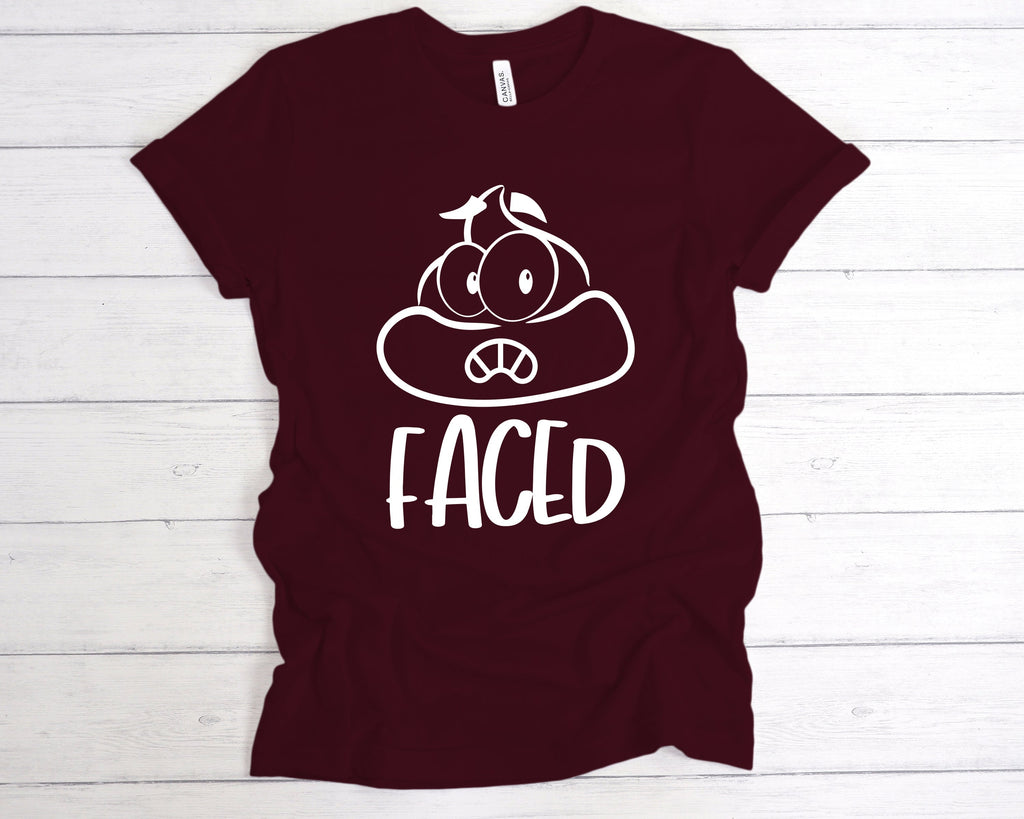 Get trendy with Shit Faced T-Shirt - T-Shirt available at DizzyKitten. Grab yours for £12.99 today!