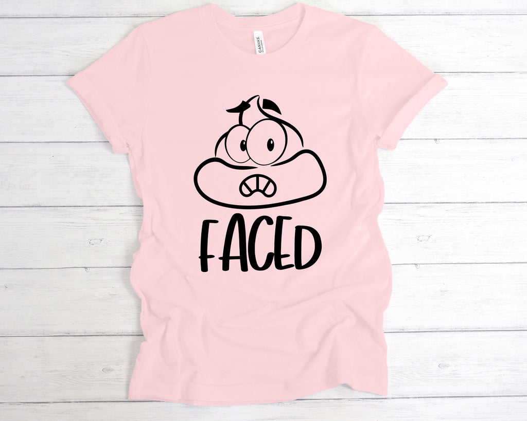 Get trendy with Shit Faced T-Shirt - T-Shirt available at DizzyKitten. Grab yours for £12.99 today!