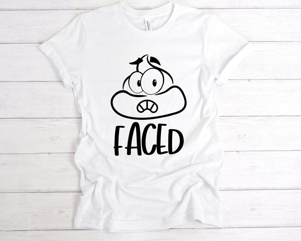 Get trendy with Shit Faced T-Shirt - T-Shirt available at DizzyKitten. Grab yours for £12.99 today!