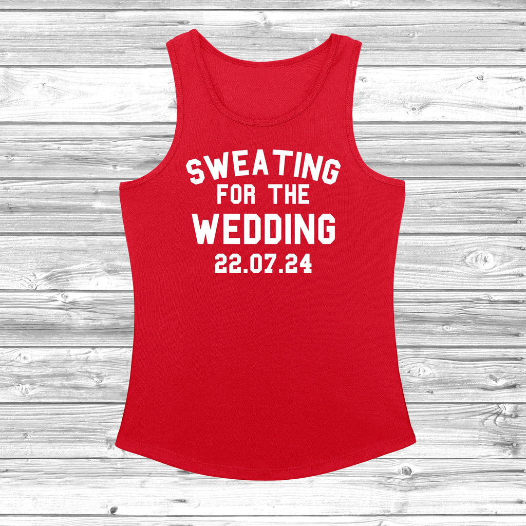 Get trendy with Sweating For The Wedding Women's Cool Vest - Vest available at DizzyKitten. Grab yours for £10.99 today!