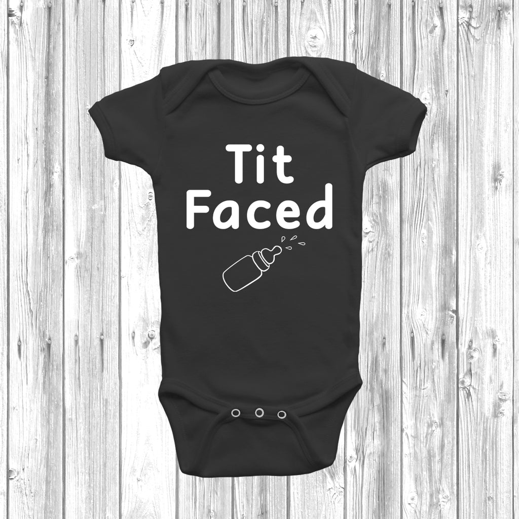 Get trendy with Tit Faced Baby Grow - Baby Grow available at DizzyKitten. Grab yours for £8.45 today!