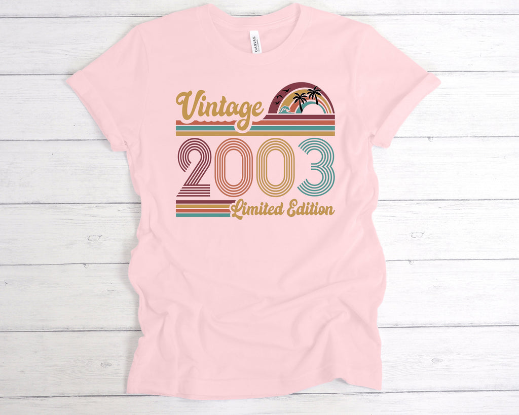 Get trendy with Vintage 2003 Limited Edition T-Shirt - T-Shirt available at DizzyKitten. Grab yours for £12.49 today!