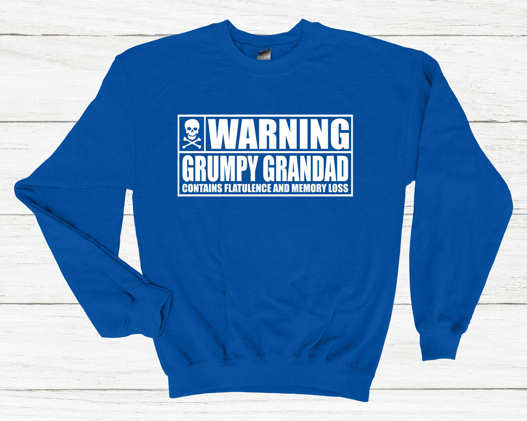 Get trendy with Warning Grumpy Grandad Sweatshirt - Sweatshirt available at DizzyKitten. Grab yours for £25.99 today!