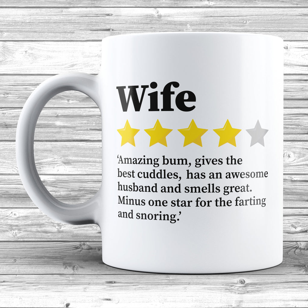 Get trendy with Wife Review 11oz / 15oz Mug - Mug available at DizzyKitten. Grab yours for £4.49 today!