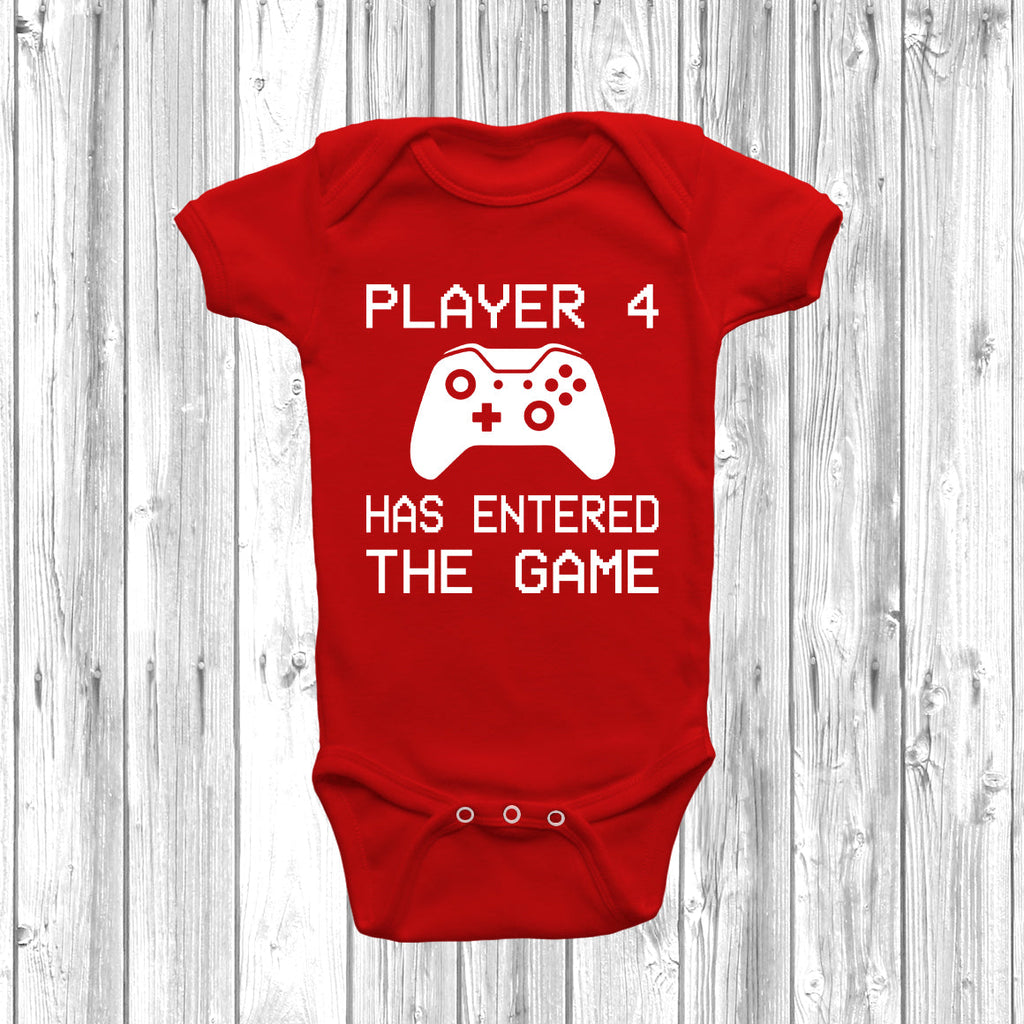 Get trendy with XB Player 4 Has Entered The Game Baby Grow - Baby Grow available at DizzyKitten. Grab yours for £8.49 today!