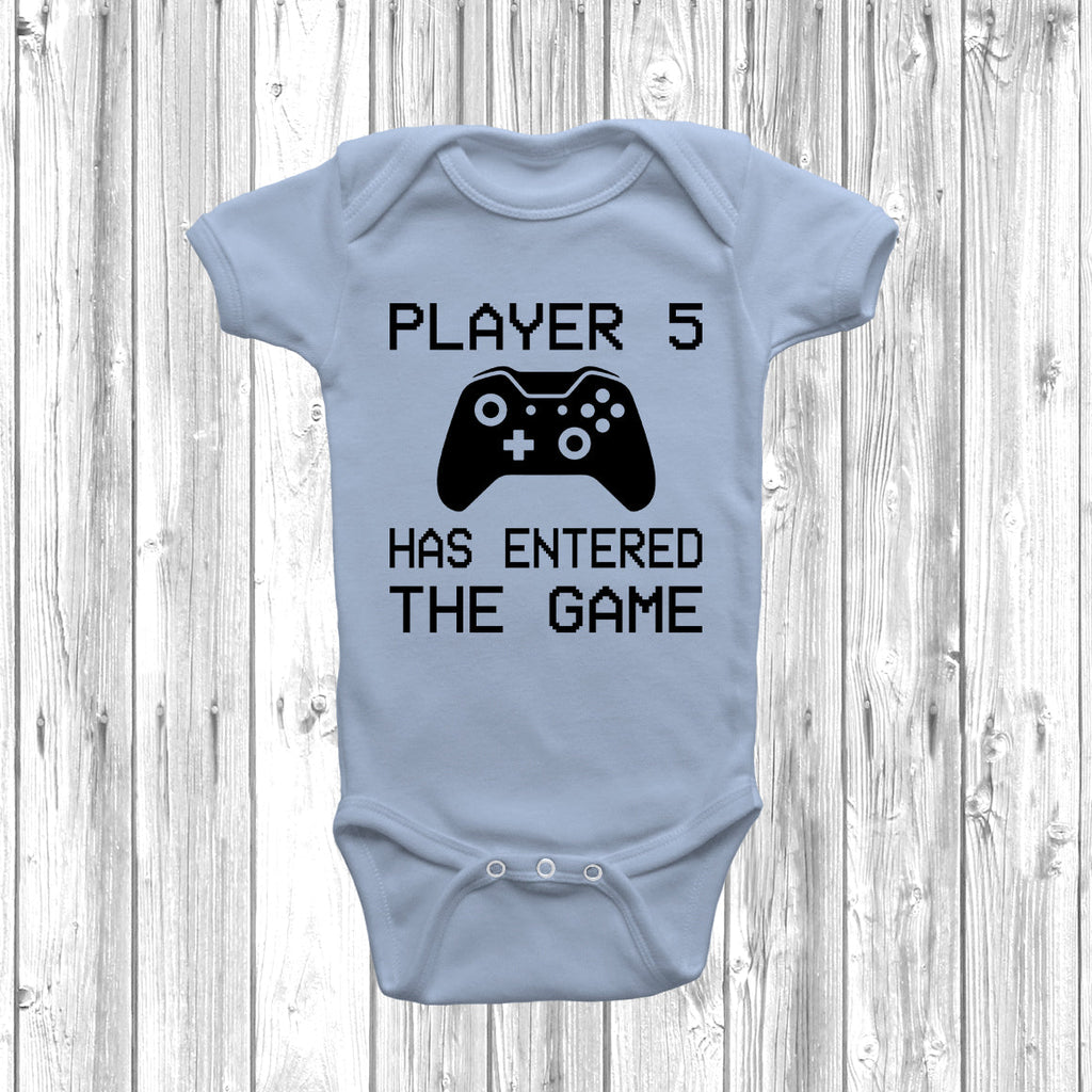 Get trendy with XB Player 5 Has Entered The Game Baby Grow - Baby Grow available at DizzyKitten. Grab yours for £8.49 today!