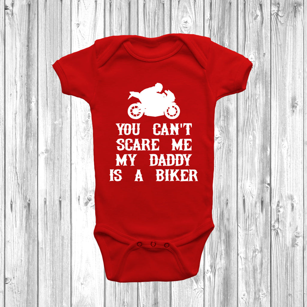 Get trendy with My Daddy Is A Biker Baby Grow -  available at DizzyKitten. Grab yours for £7.99 today!