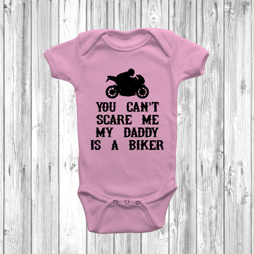 Get trendy with My Daddy Is A Biker Baby Grow -  available at DizzyKitten. Grab yours for £7.99 today!