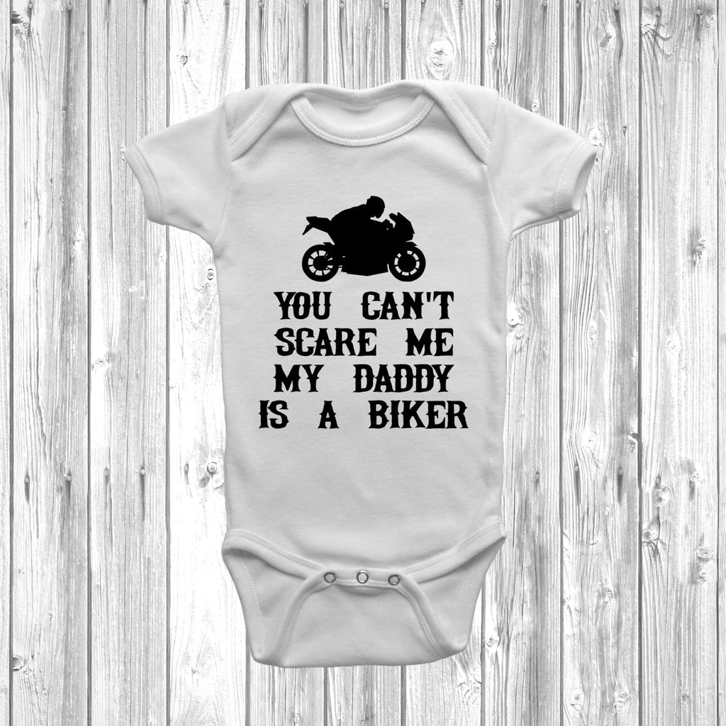 Get trendy with My Daddy Is A Biker Baby Grow -  available at DizzyKitten. Grab yours for £7.99 today!