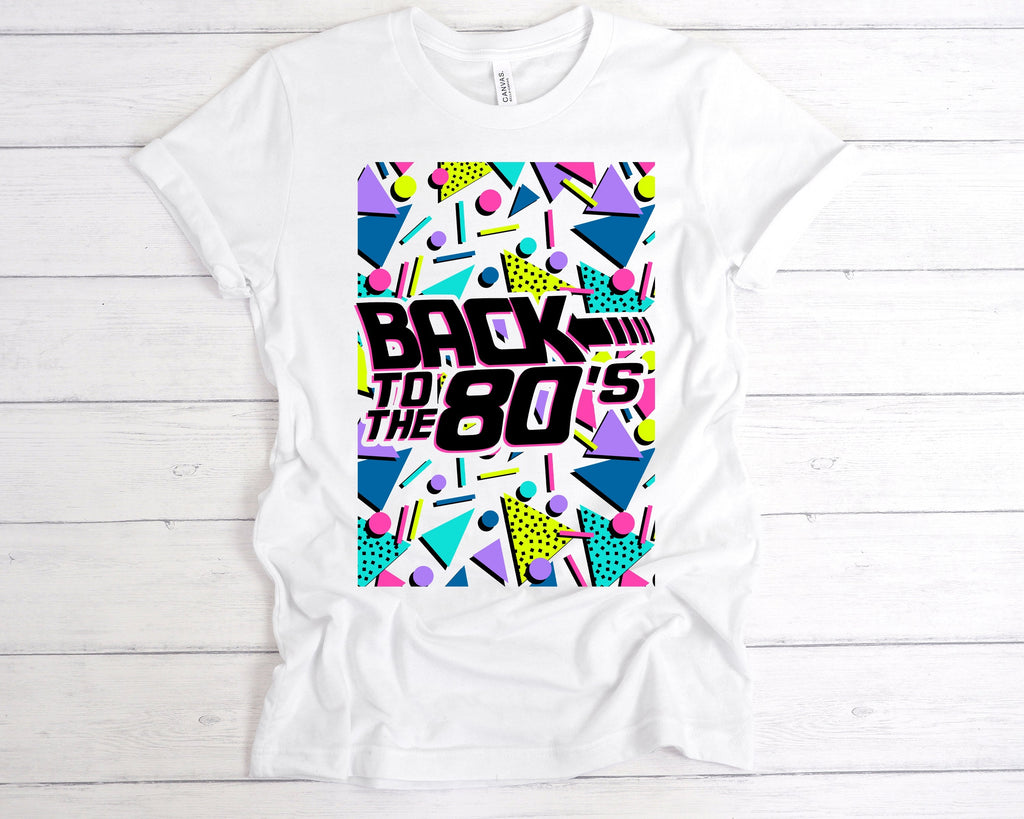 Get trendy with Retro Back To The 80s T-Shirt - T-Shirt available at DizzyKitten. Grab yours for £14.99 today!