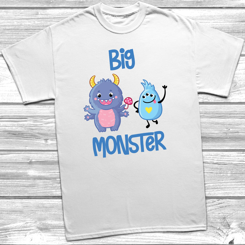 Get trendy with Big Monster Little Monster T-Shirt Baby Grow Set -  available at DizzyKitten. Grab yours for £9.45 today!