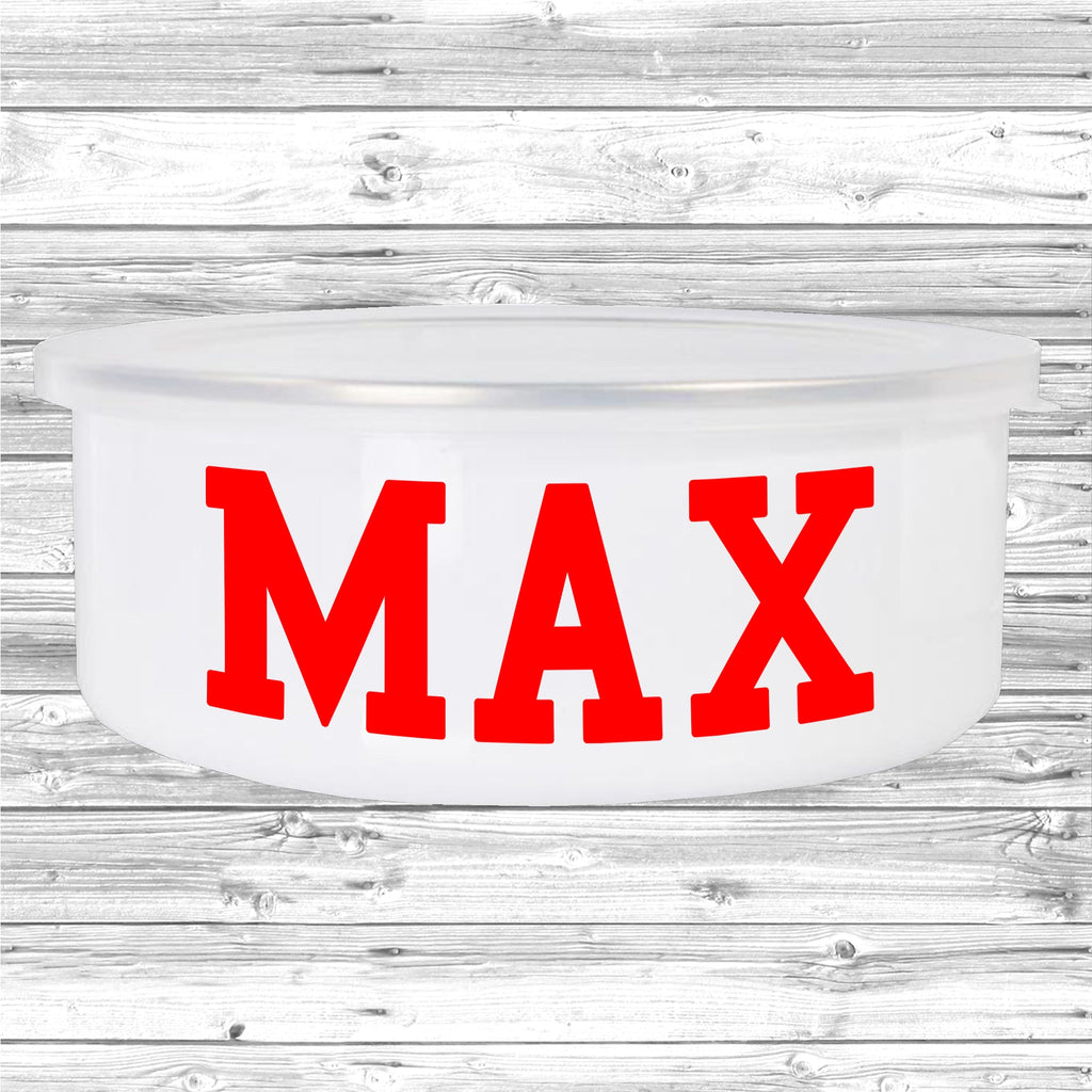 Get trendy with Personalised College Dog Bowl -  available at DizzyKitten. Grab yours for £16.95 today!