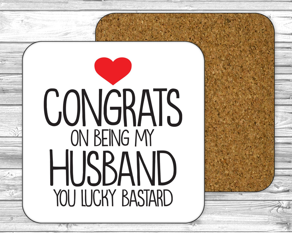 Get trendy with Congrats On Being My Husband 11oz / 15oz Mug - Mug available at DizzyKitten. Grab yours for £4.49 today!