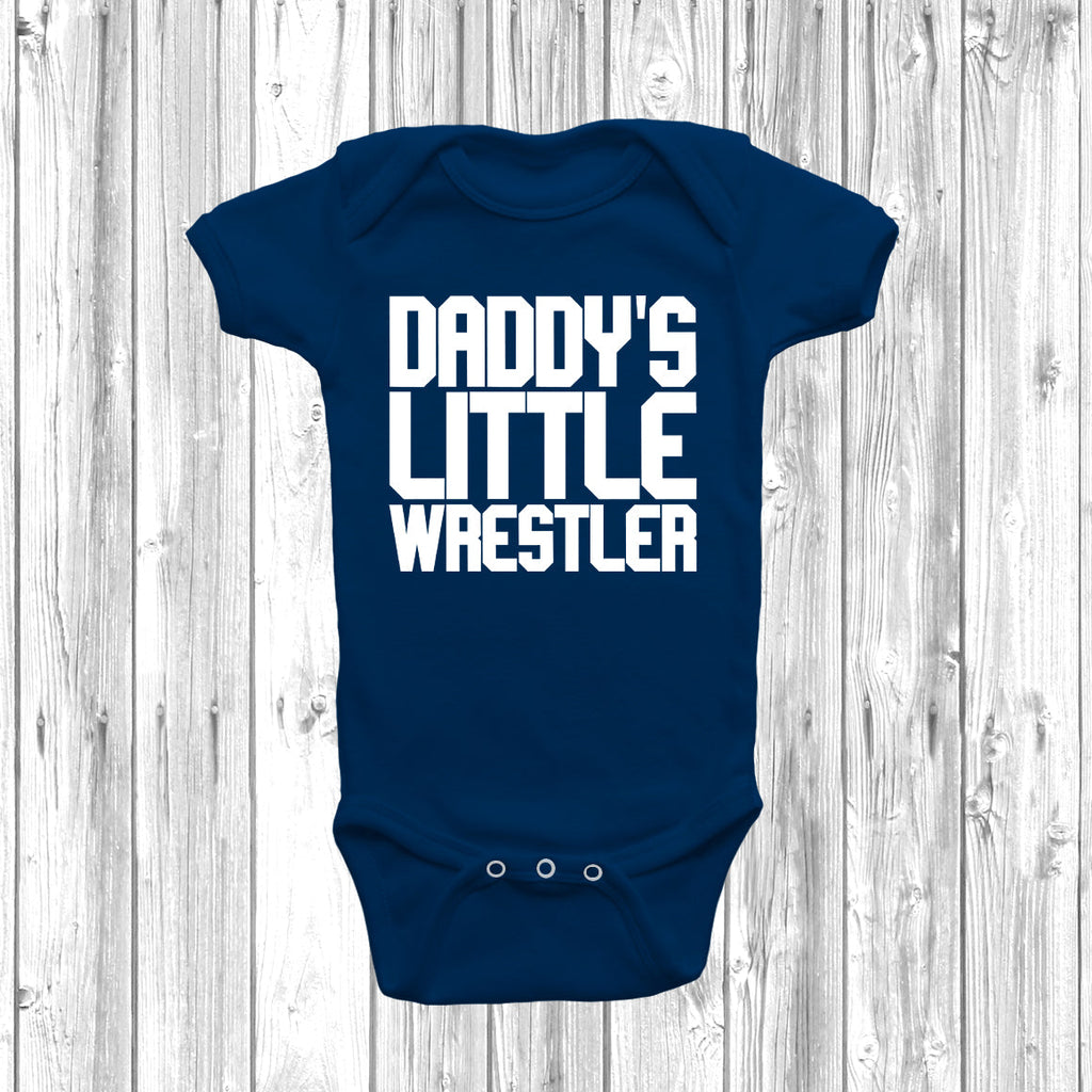 Get trendy with Daddy's Little Wrestler Baby Grow - Baby Grow available at DizzyKitten. Grab yours for £8.49 today!