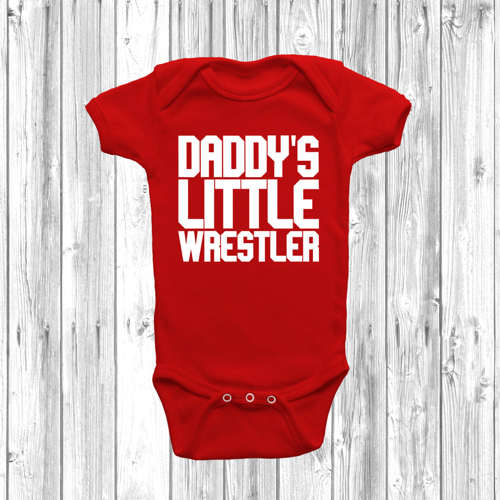 Get trendy with Daddy's Little Wrestler Baby Grow - Baby Grow available at DizzyKitten. Grab yours for £8.49 today!