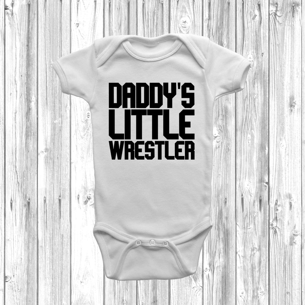 Get trendy with Daddy's Little Wrestler Baby Grow - Baby Grow available at DizzyKitten. Grab yours for £8.49 today!