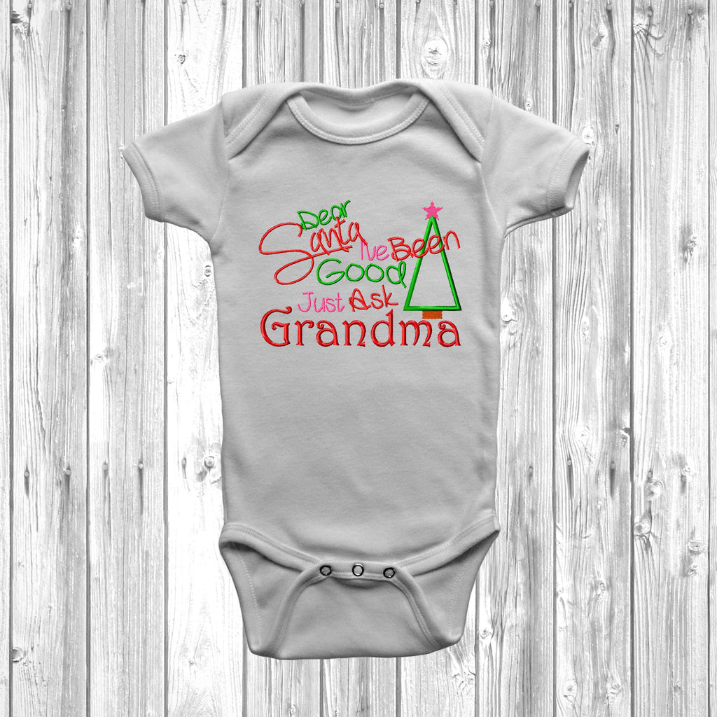 Get trendy with Dear Santa I've Been Good Just Ask Grandma Baby Grow - Baby Grow available at DizzyKitten. Grab yours for £10.45 today!