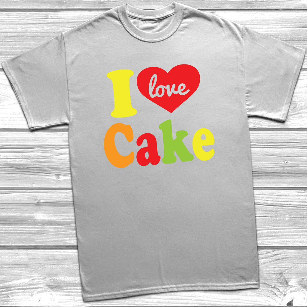 Get trendy with I Love Cake T-Shirt - T-Shirt available at DizzyKitten. Grab yours for £10.49 today!