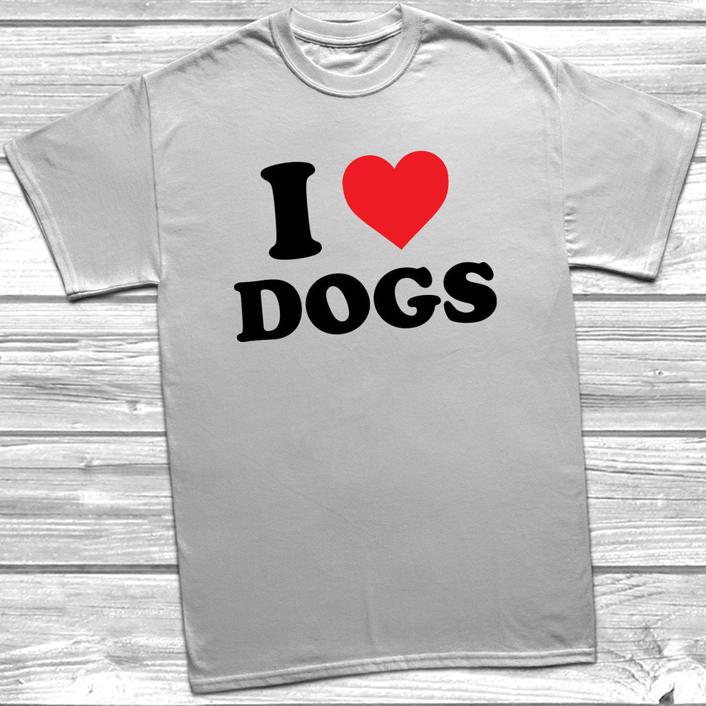 Get trendy with I Love Heart Dogs T-Shirt - T-Shirt available at DizzyKitten. Grab yours for £9.49 today!