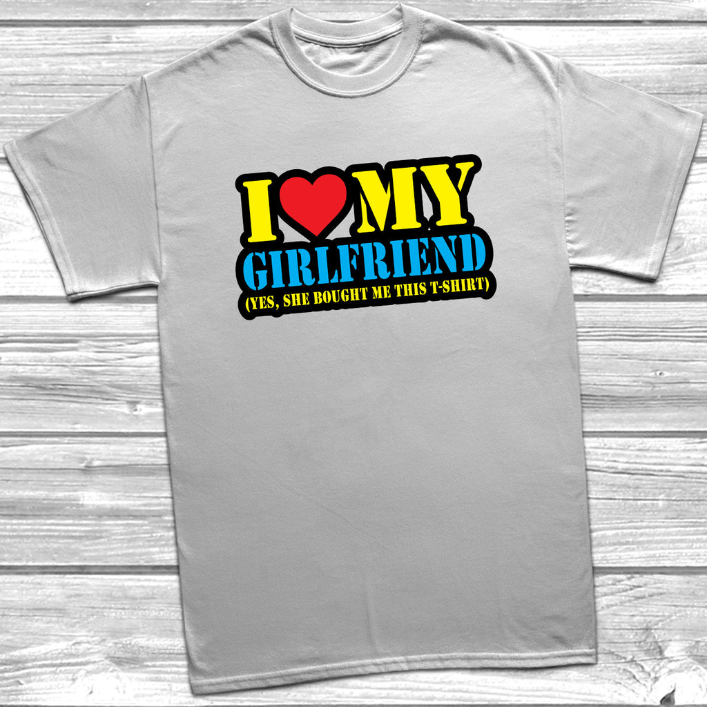 Get trendy with I Love My Girlfriend T-Shirt - T-Shirt available at DizzyKitten. Grab yours for £10.49 today!