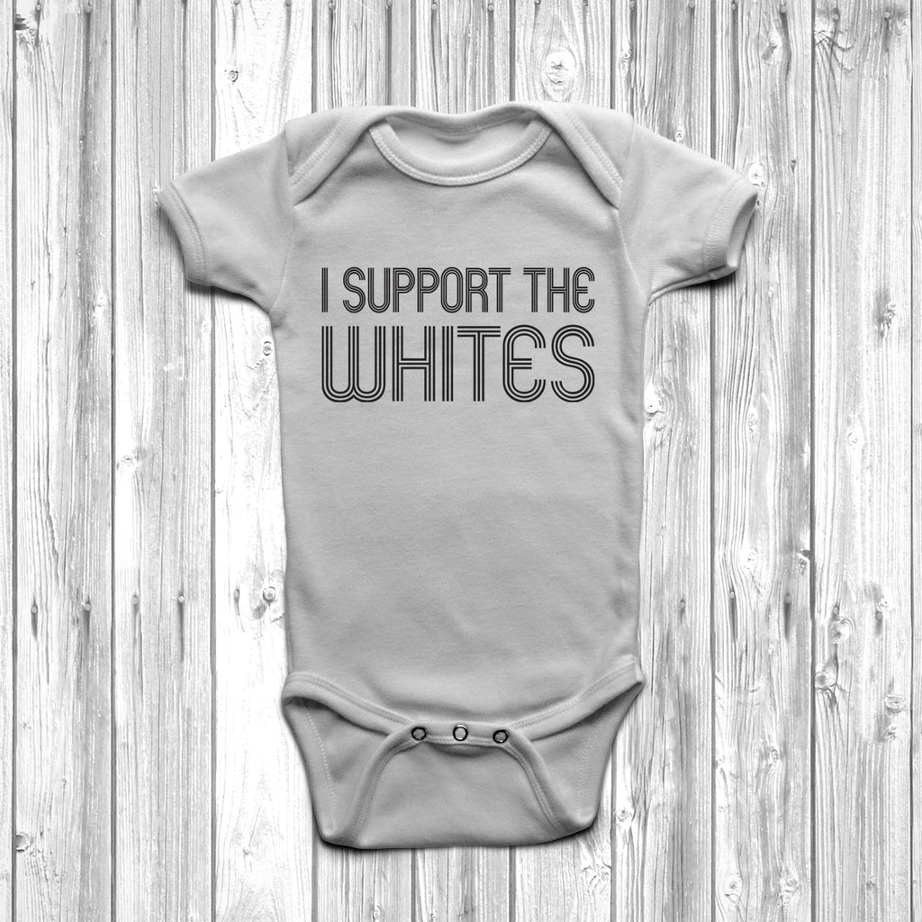 Get trendy with I Support The Whites Baby Grow - Baby Grow available at DizzyKitten. Grab yours for £8.45 today!