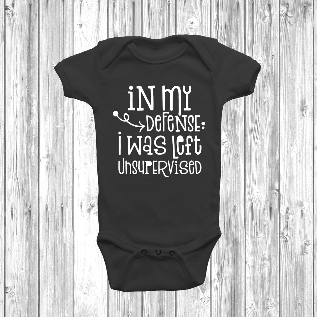 Get trendy with In My Defense I Was Left Unsupervised Baby Grow - Baby Grow available at DizzyKitten. Grab yours for £8.45 today!
