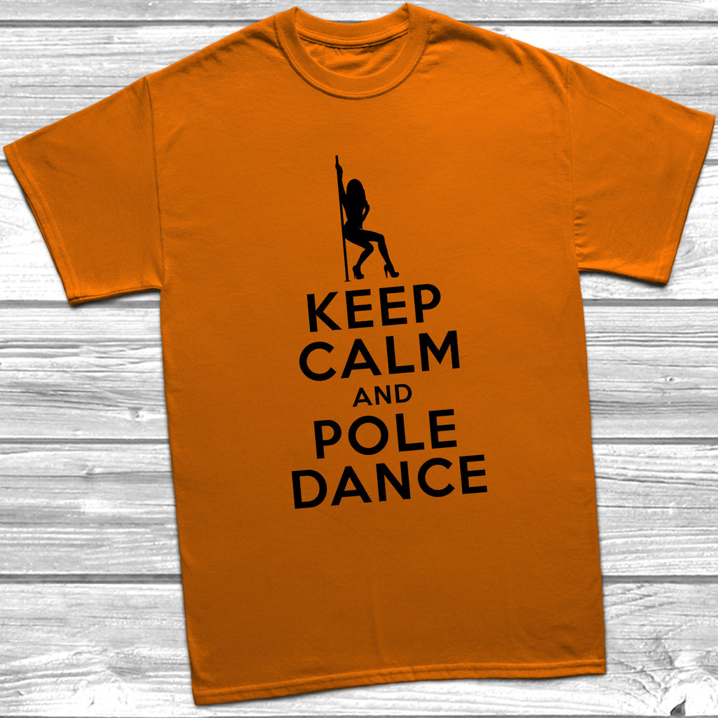 Get trendy with Keep Calm And Pole Dance T-Shirt - T-Shirt available at DizzyKitten. Grab yours for £9.99 today!