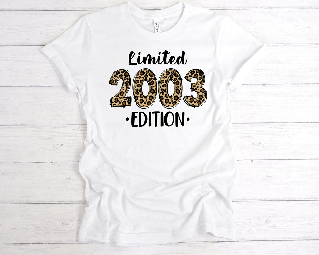 Get trendy with Leopard 2003 Limited Edition T-Shirt - T-Shirt available at DizzyKitten. Grab yours for £12.99 today!